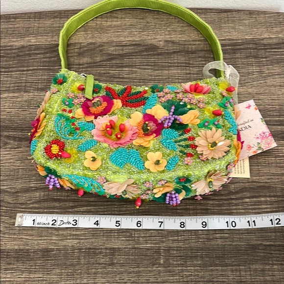 Made In India | Floral Beaded Handbag - Picture 8 of 9